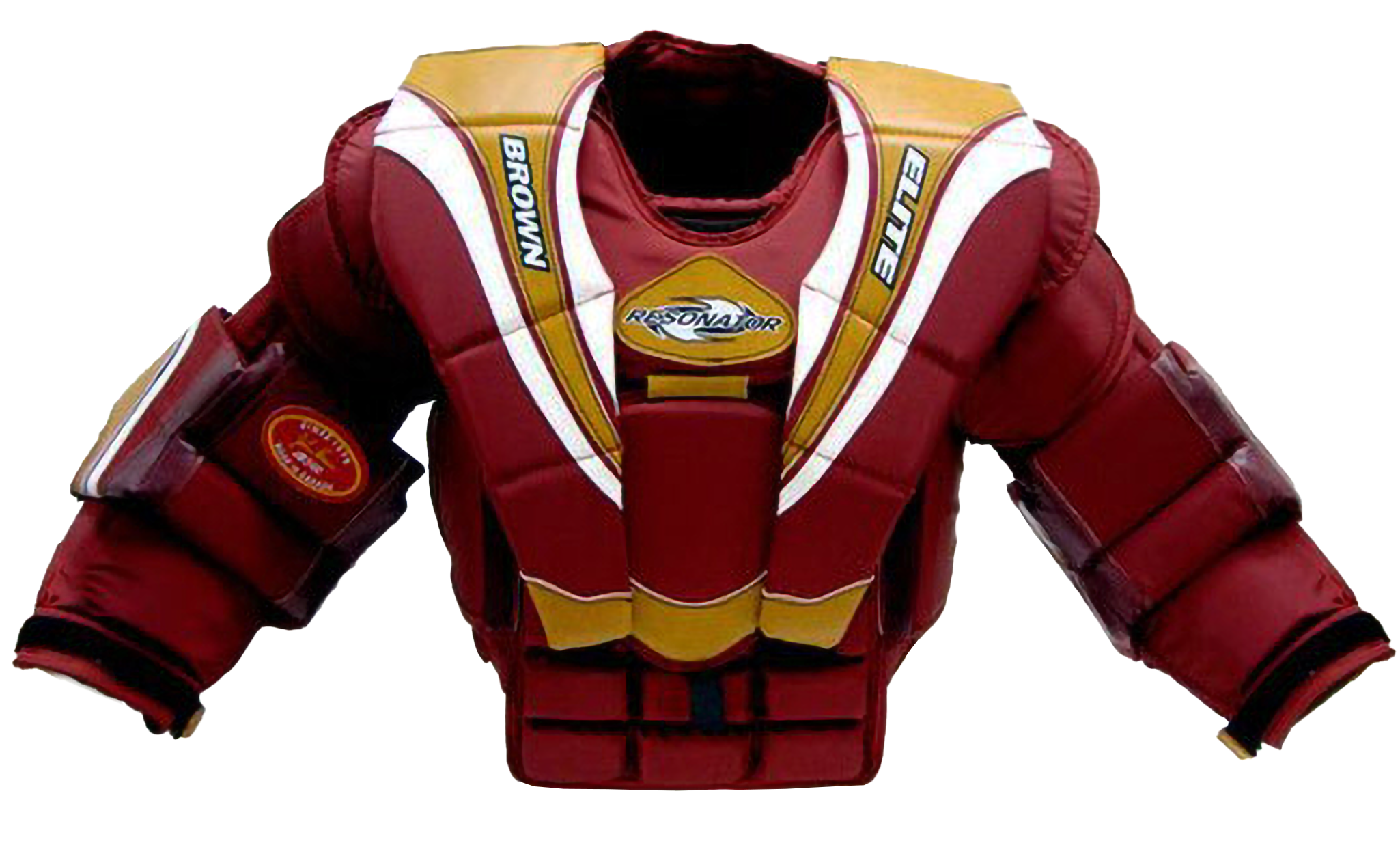 2400 maroon and tan chest protector