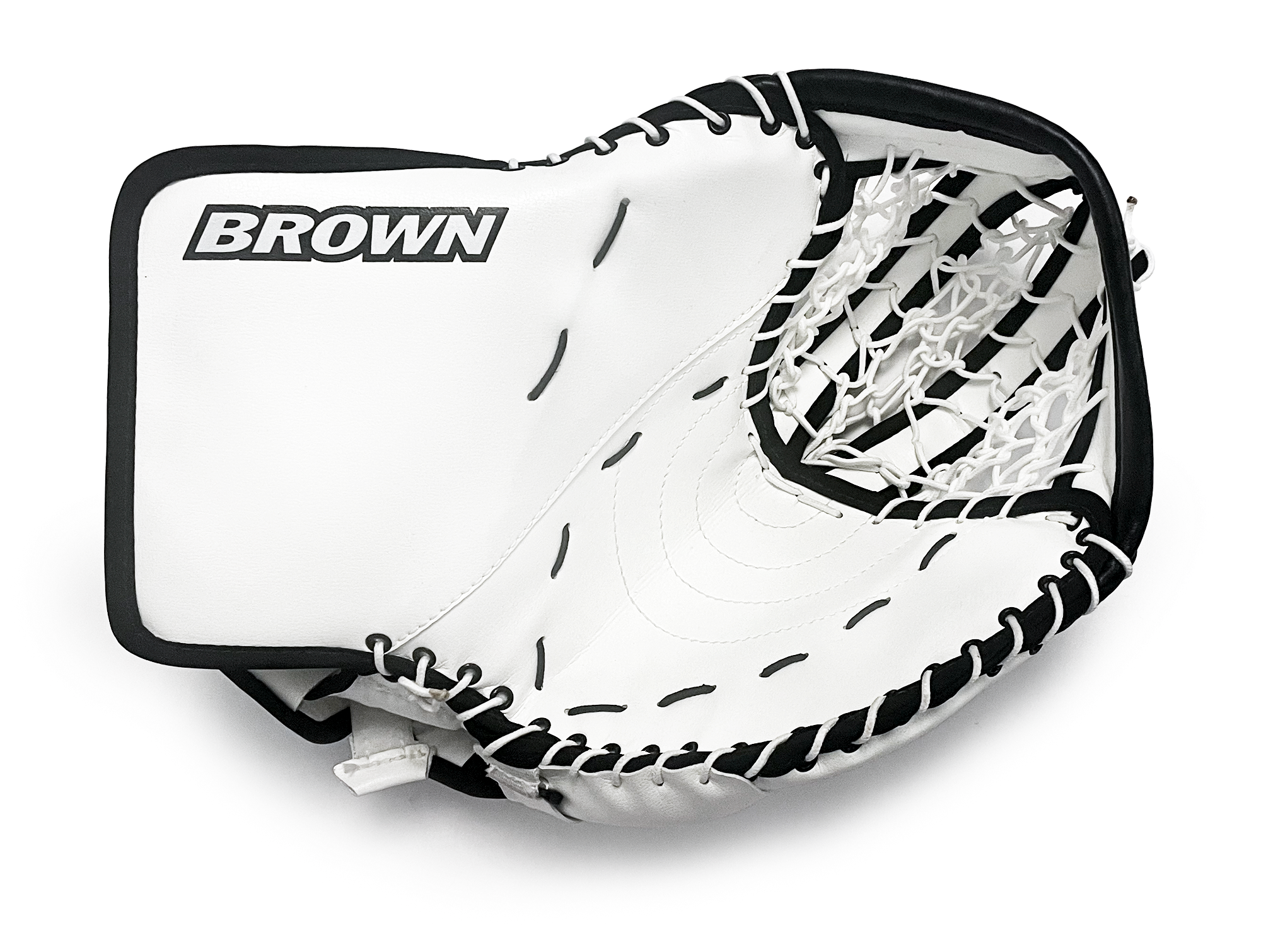 Alternate 2500 catch glove layout in white and black