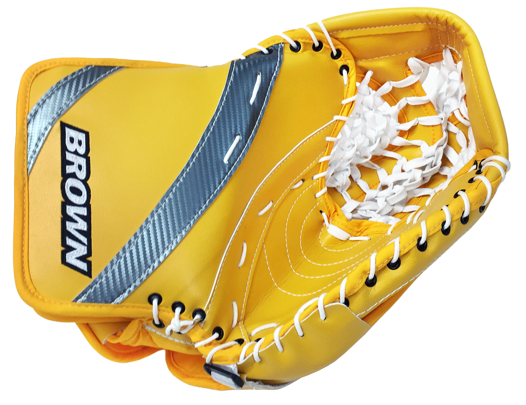 2500 sport gold and stainless steel catch glove