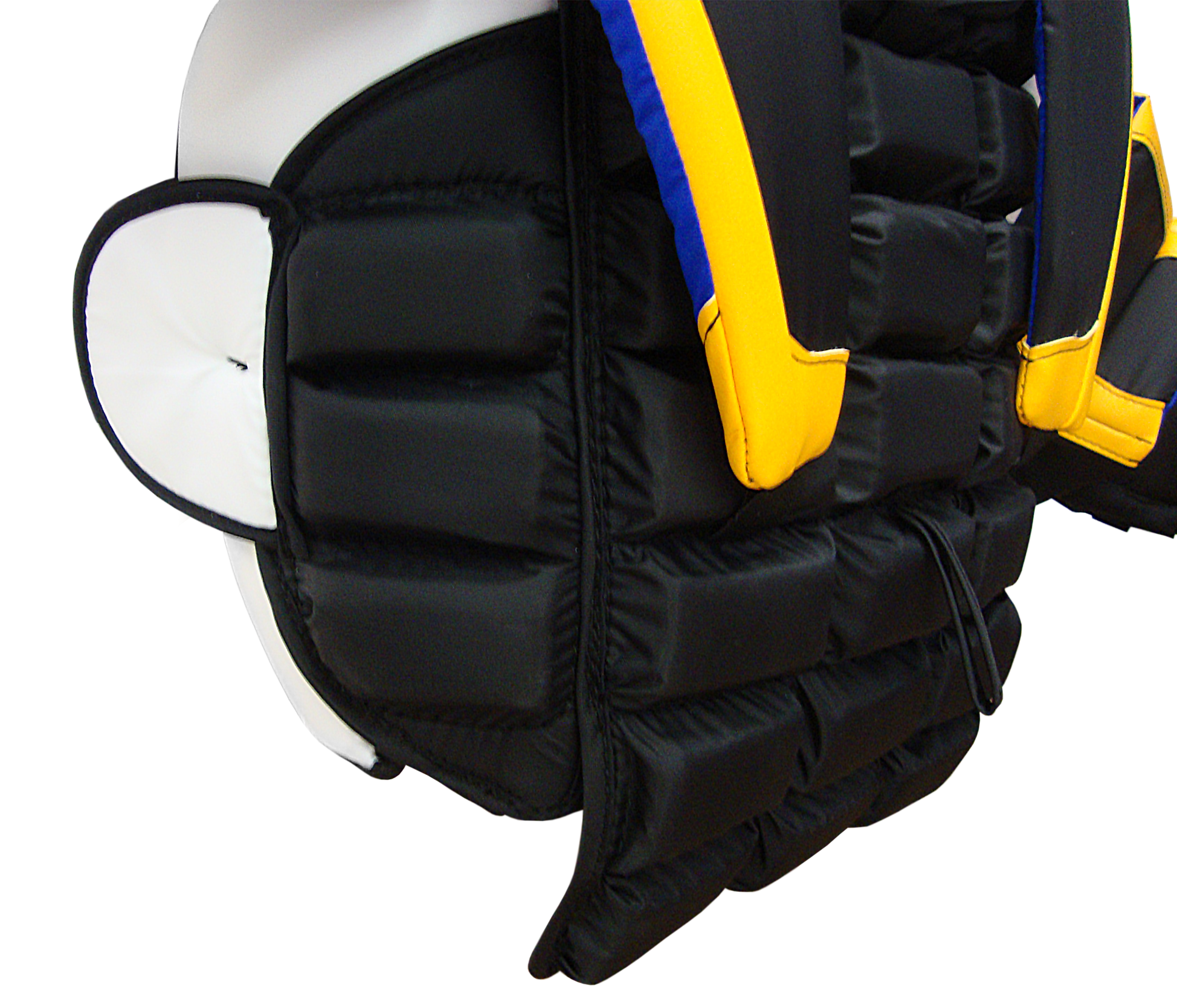 Close up rib protection from the front-side