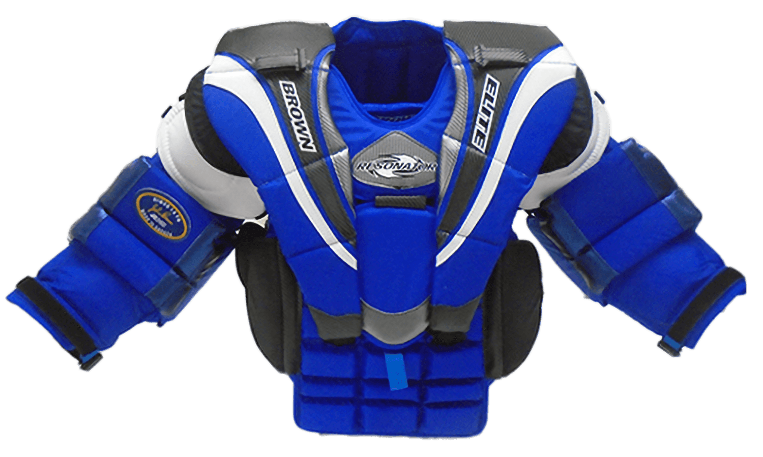 2400 blue and black chest protector