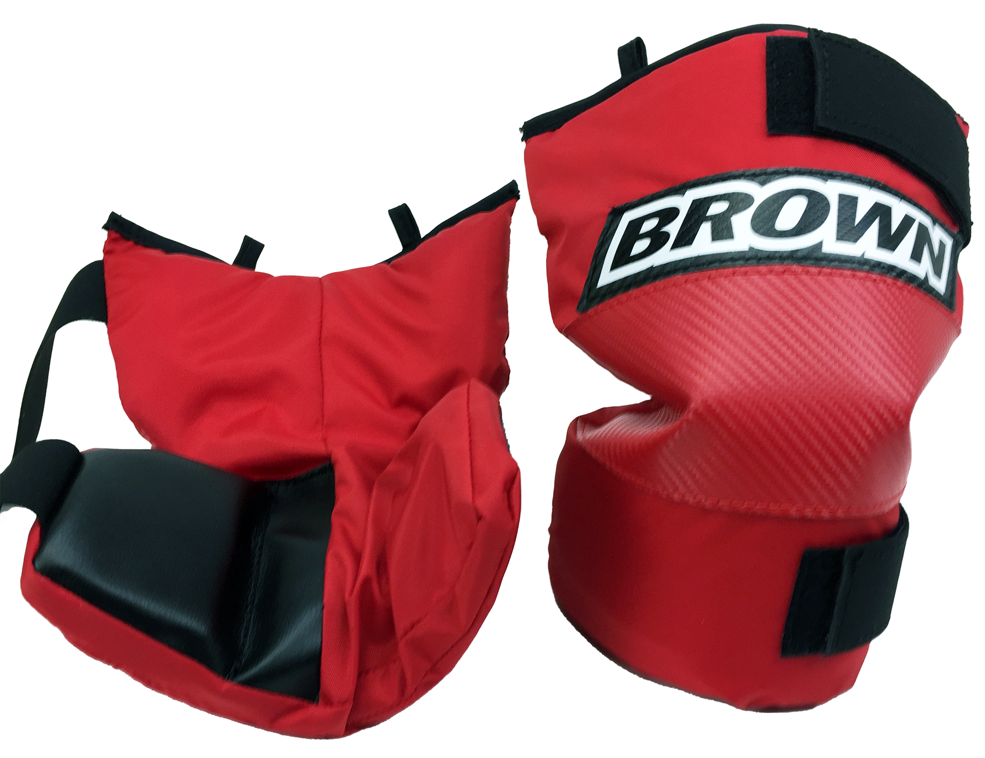 Front and back of 2500 knee pads