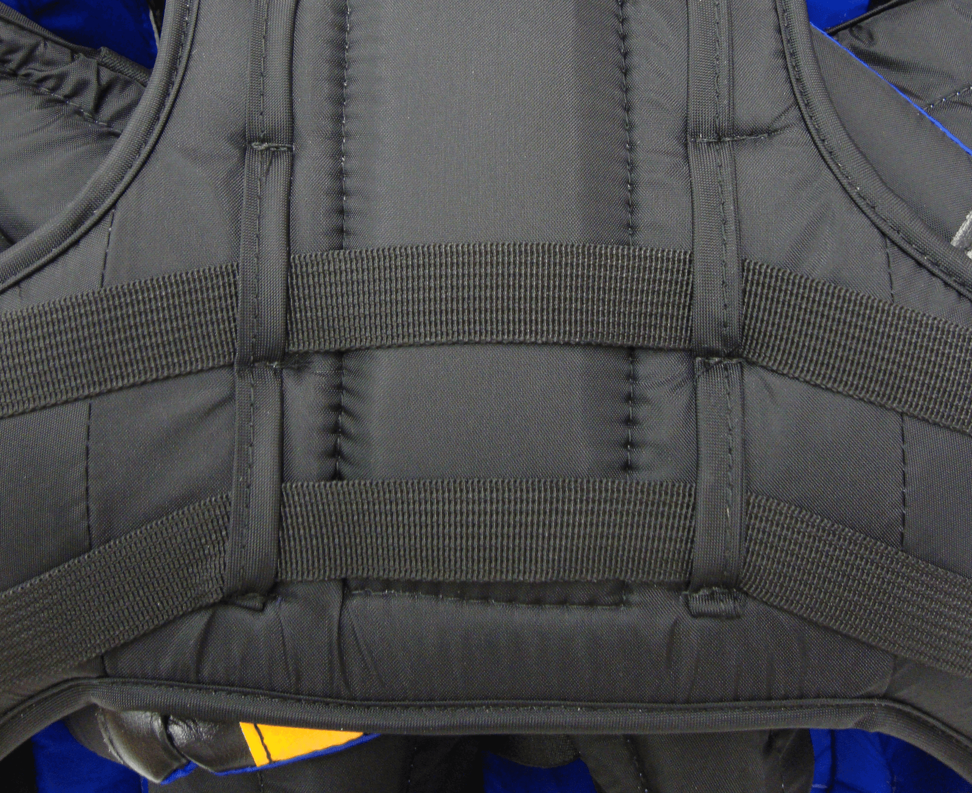 Close up of double waist straps