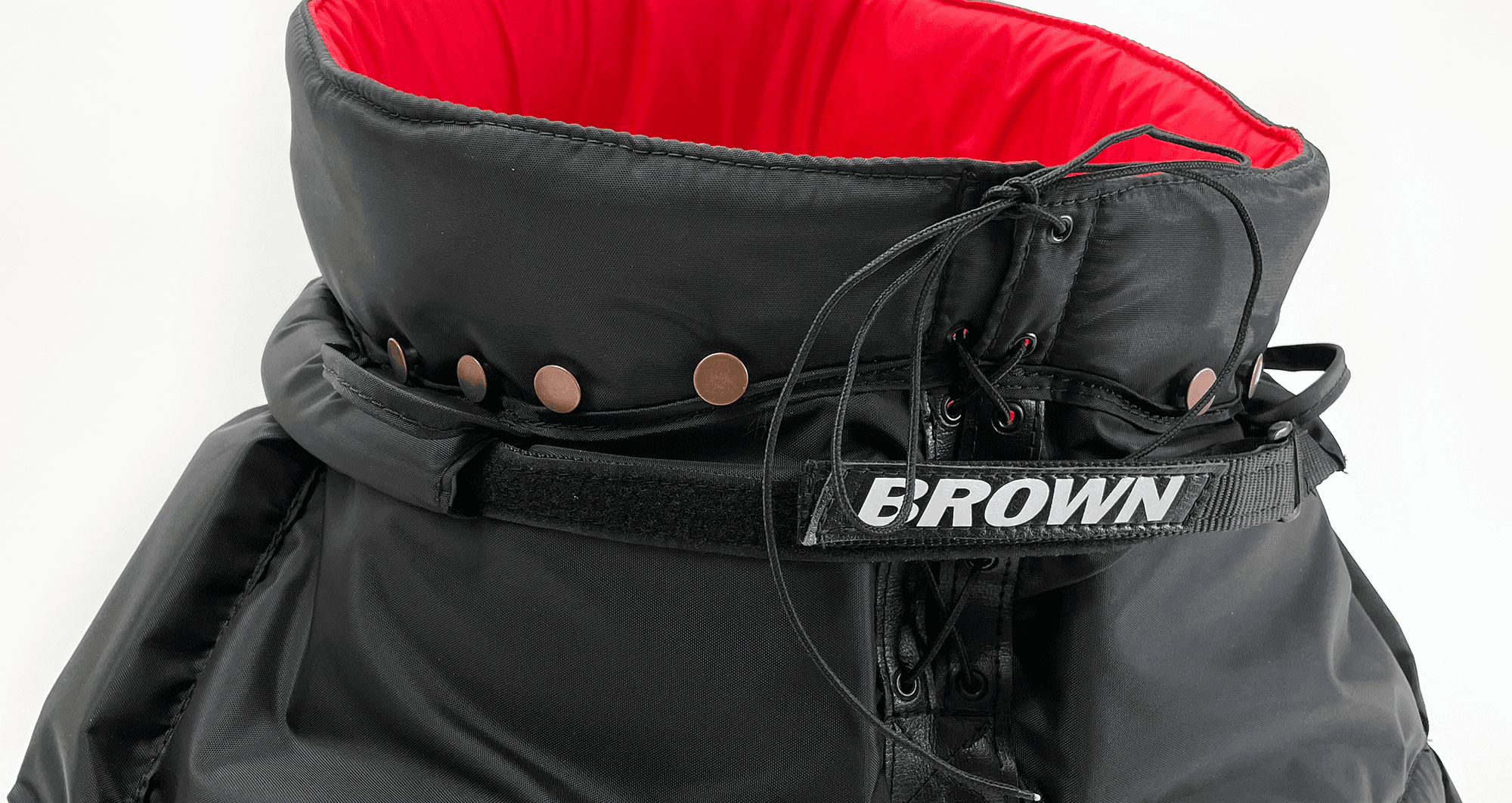 Close up of pant top