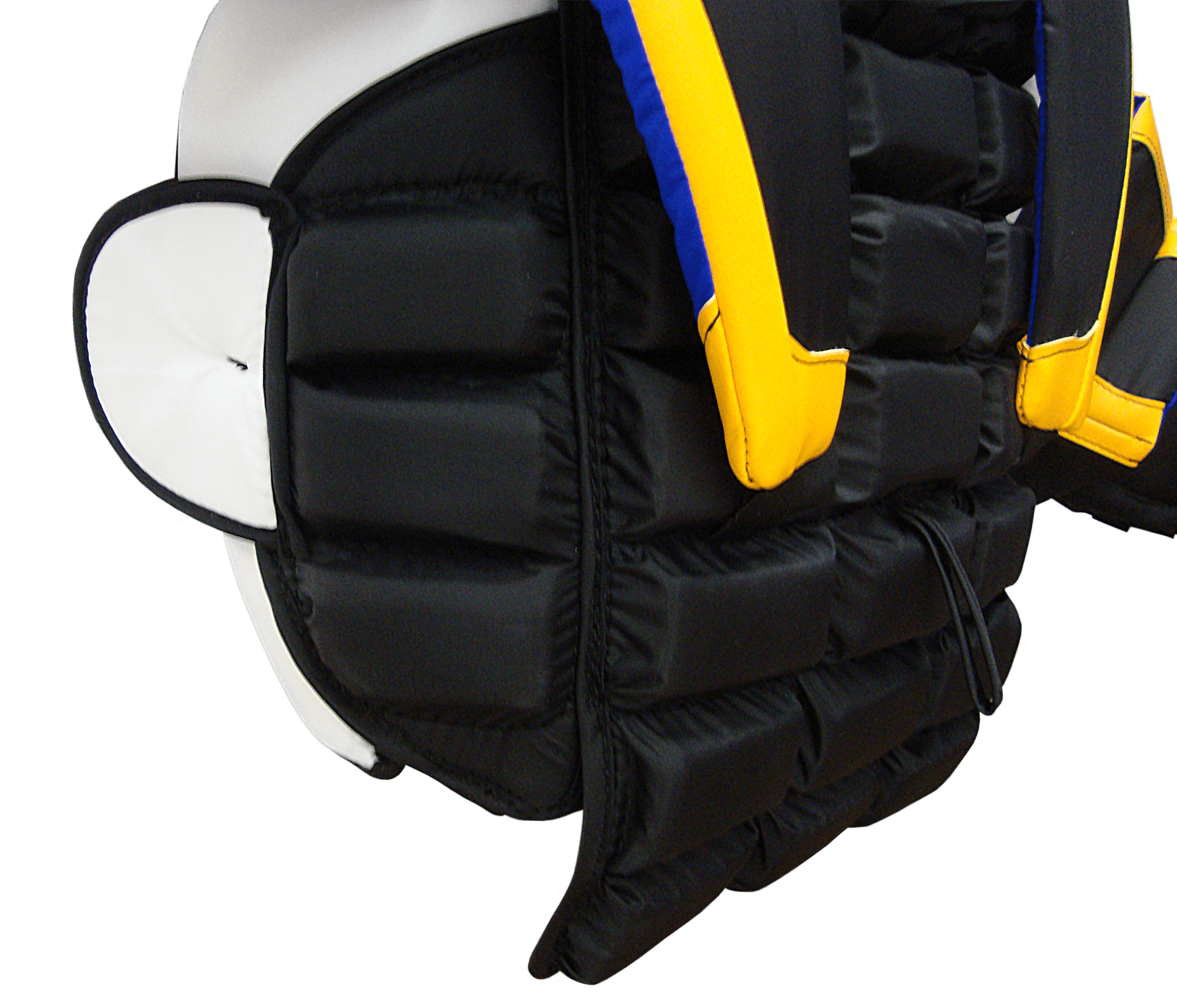 Close up rib protection from the front-side