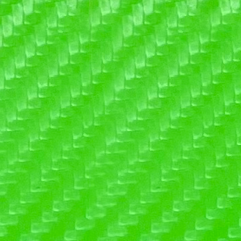 Neon Green Weave Leather