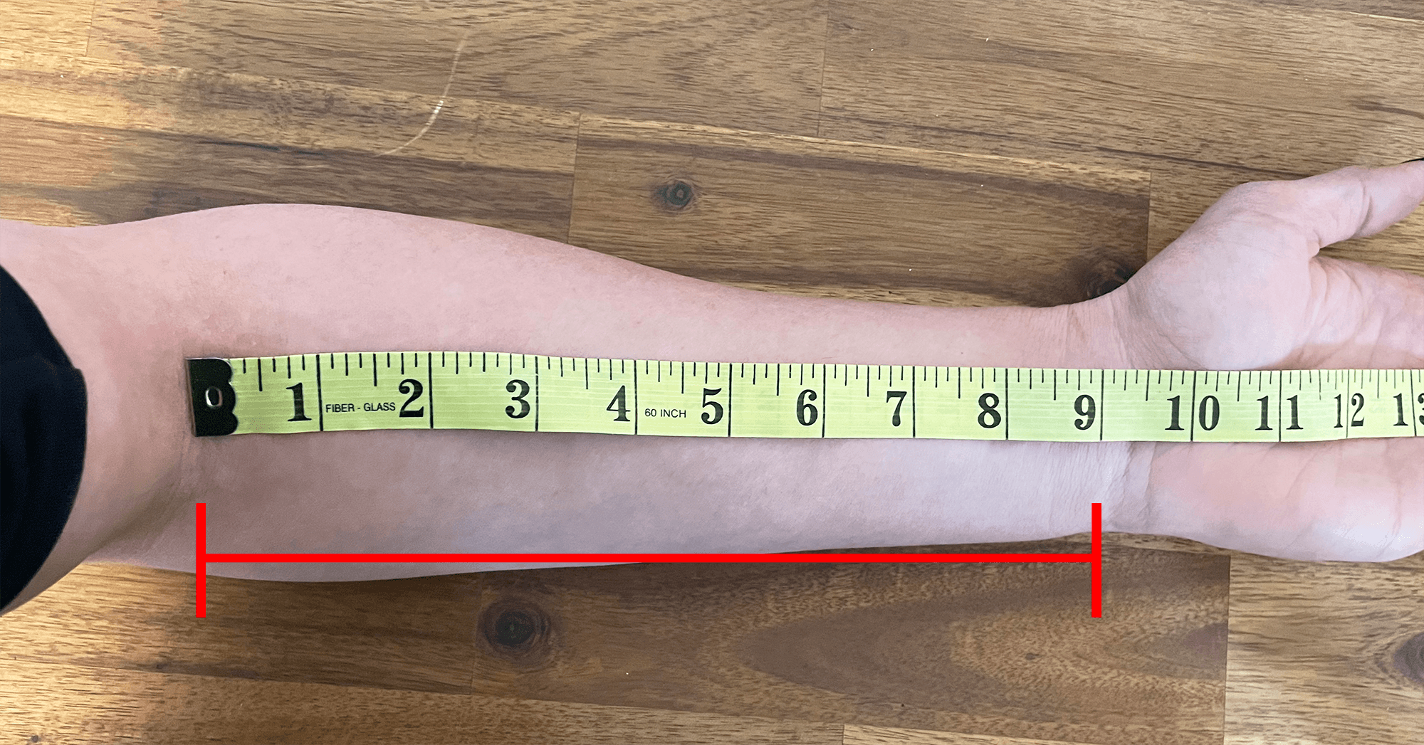 Elbow to Wrist Bone Measurement